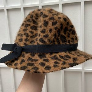 Calypso Leopard print furry hat
